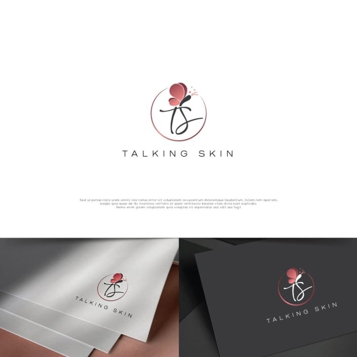 Talkin Skin Logo Design